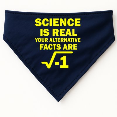 Science Is Real Your Alternative Facts Are USA-Made Doggie Bandana