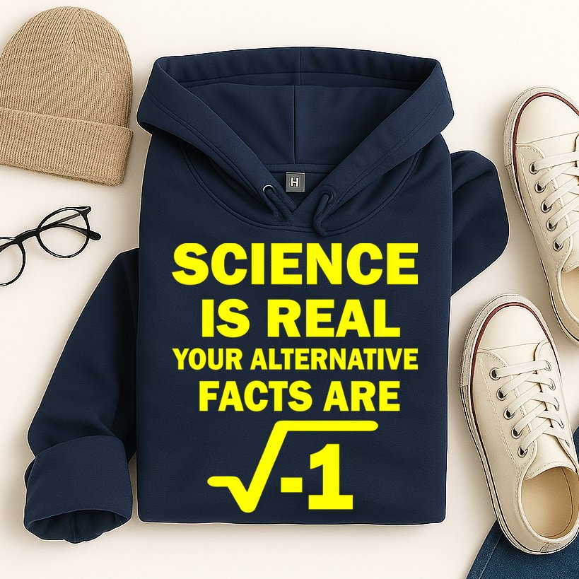 Science Is Real Your Alternative Facts Are Hoodie