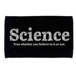 Science Is True Microfiber Hand Towel