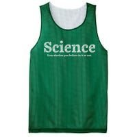 Science Is True Mesh Reversible Basketball Jersey Tank