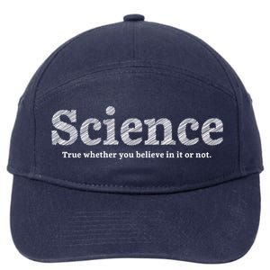 Science Is True 7-Panel Snapback Hat