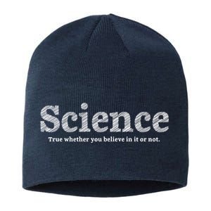 Science Is True Sustainable Beanie