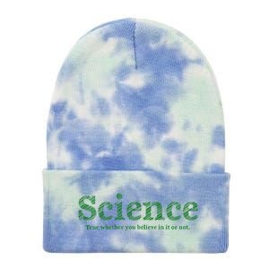 Science Is True Tie Dye 12in Knit Beanie