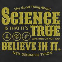 Science Is True Whether You Believe It or Not Garment-Dyed Heavyweight T-Shirt