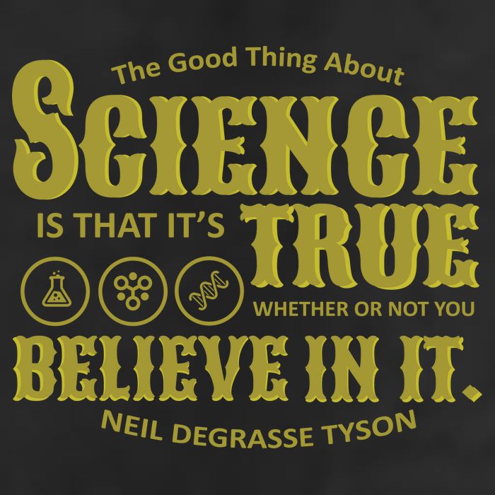 Science Is True Whether You Believe It or Not Garment-Dyed Heavyweight T-Shirt
