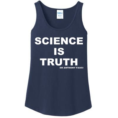 Science Is Truth Dr Anthony Fauci Ladies Essential Tank