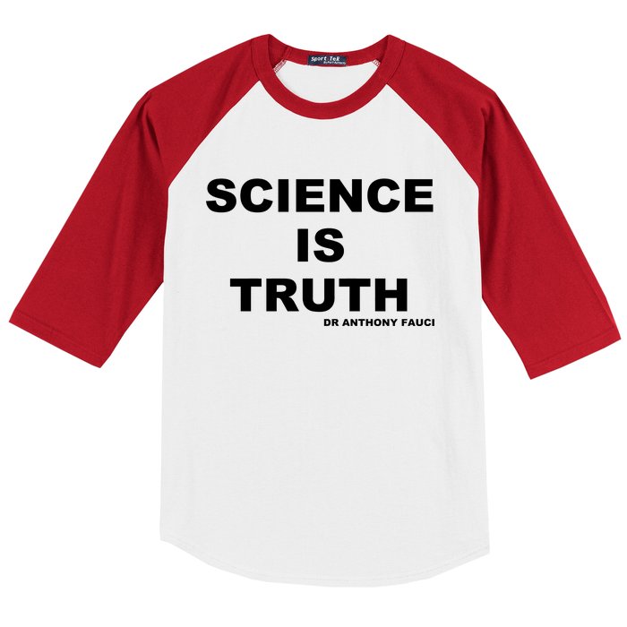 Science Is Truth Dr Anthony Fauci Baseball Sleeve Shirt