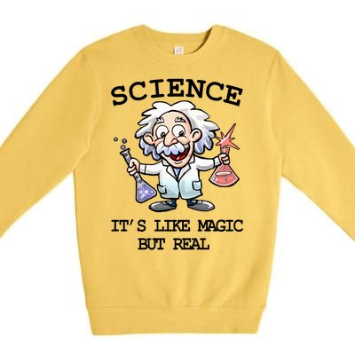 Science It's Like Magic But Real Premium Crewneck Sweatshirt