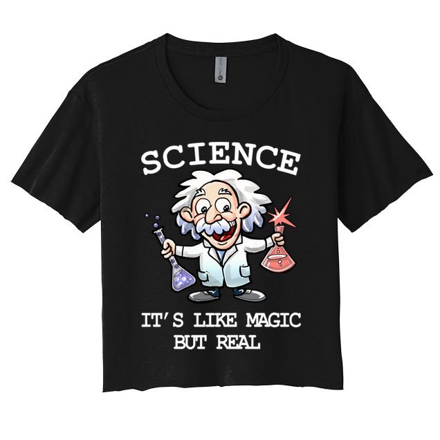 Science It's Like Magic But Real Crop Top