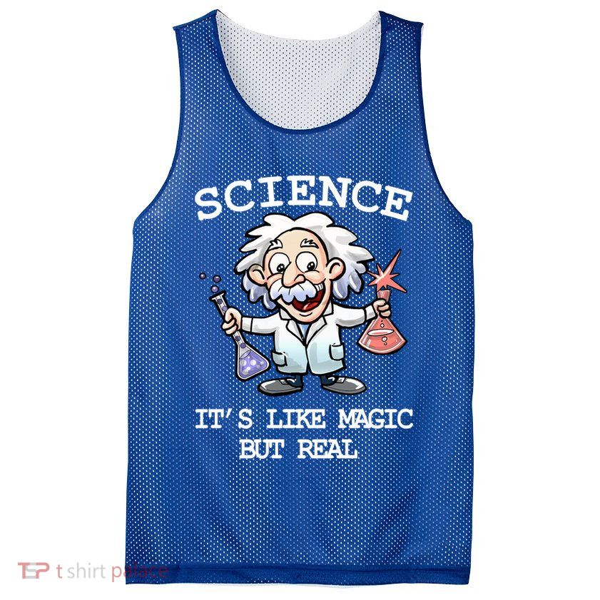 Science It's Like Magic But Real Mesh Reversible Basketball Jersey Tank