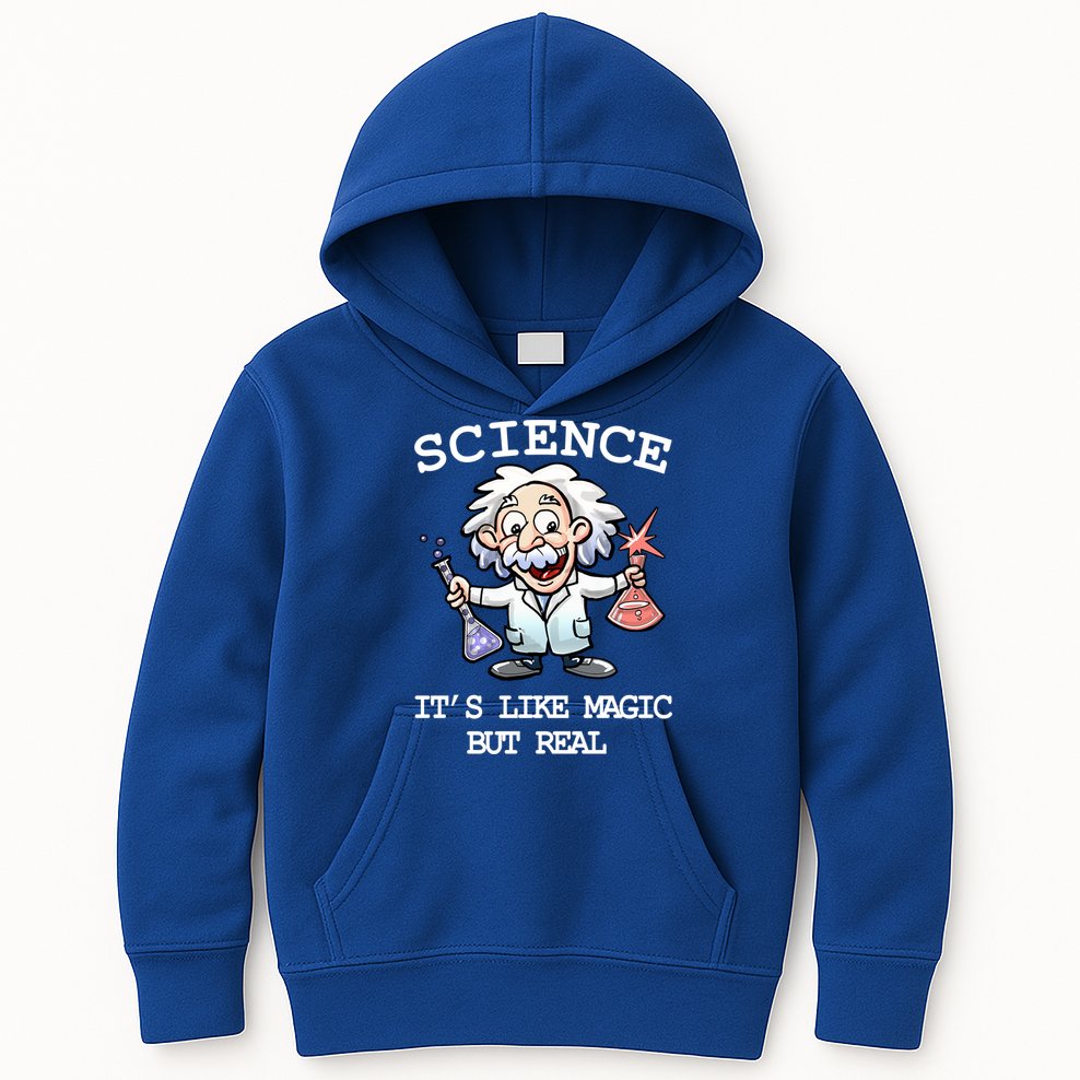 Science It's Like Magic But Real Kids Hoodie
