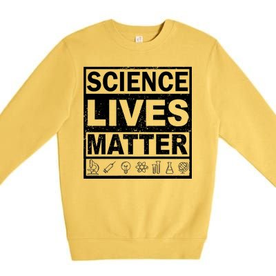 Science Lives Matter Premium Crewneck Sweatshirt