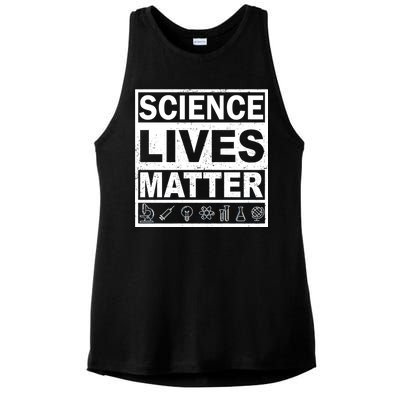 Science Lives Matter Ladies PosiCharge Tri-Blend Wicking Tank