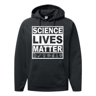 Science Lives Matter Performance Fleece Hoodie