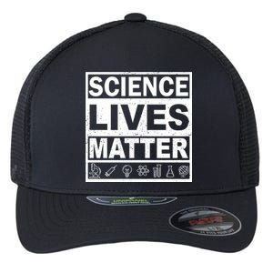 Science Lives Matter Flexfit Unipanel Trucker Cap