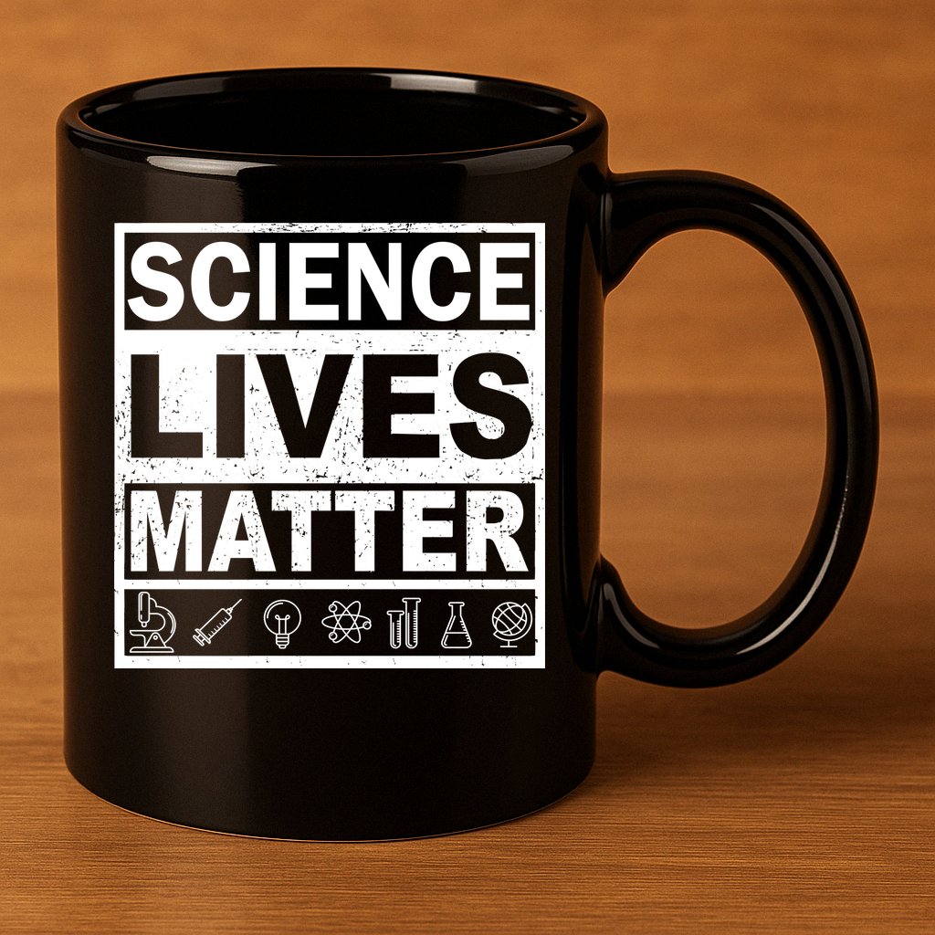 Science Lives Matter 11oz C Handle Ceramic Mug