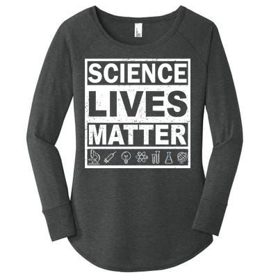 Science Lives Matter Women's Perfect Tri Tunic Long Sleeve Shirt