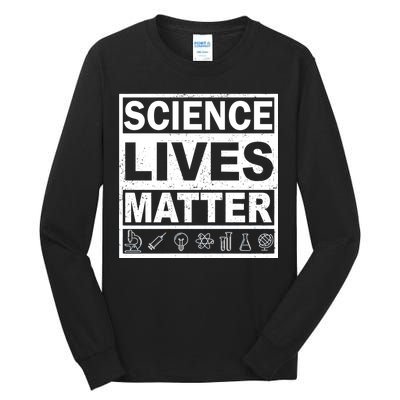 Science Lives Matter Tall Long Sleeve T-Shirt