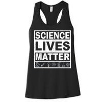 Science Lives Matter Women's Racerback Tank