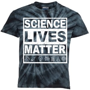 Science Lives Matter Kids Tie-Dye T-Shirt