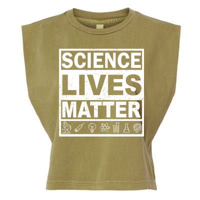 Science Lives Matter Garment-Dyed Women's Muscle Tee