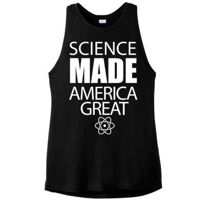 Science Made America Great Ladies PosiCharge Tri-Blend Wicking Tank