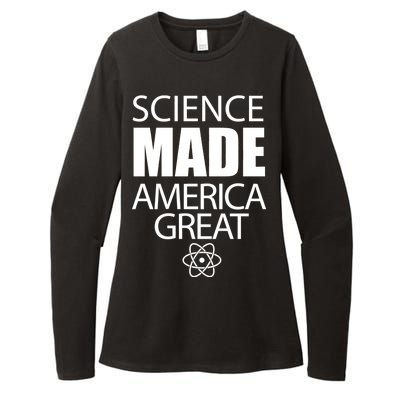 Science Made America Great Womens CVC Long Sleeve Shirt