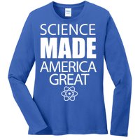 Science Made America Great Ladies Long Sleeve Shirt