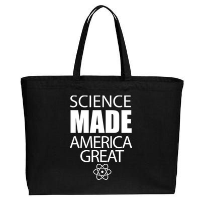 Science Made America Great Cotton Canvas Jumbo Tote