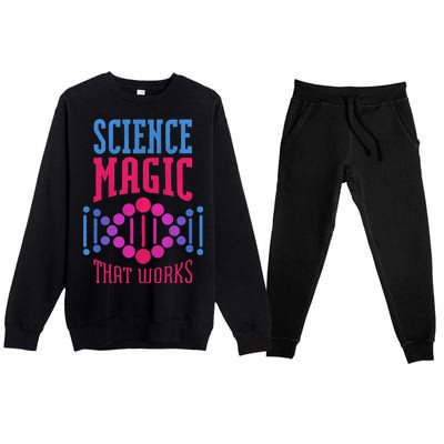 Science Magic That Works Premium Crewneck Sweatsuit Set