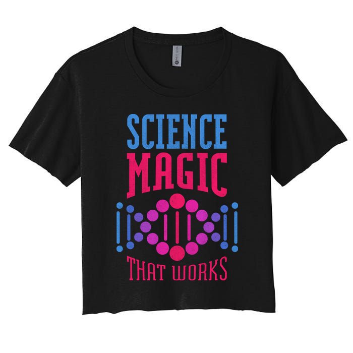 Science Magic That Works Women's Crop Top Tee
