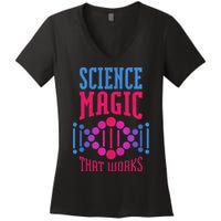 Science Magic That Works Women's V-Neck T-Shirt