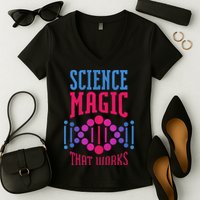 Science Magic That Works Women's V-Neck T-Shirt