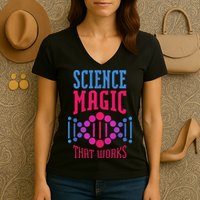 Science Magic That Works Women's V-Neck T-Shirt