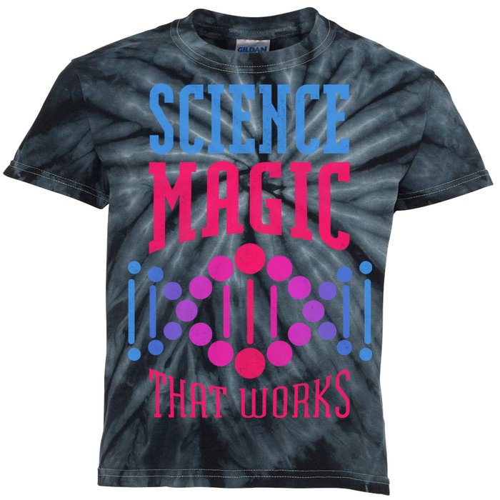 Science Magic That Works Kids Tie-Dye T-Shirt