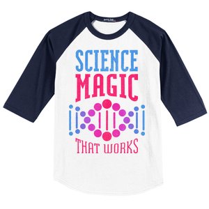 Science Magic That Works Baseball Sleeve Shirt