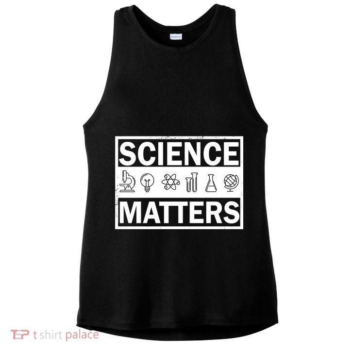 Science Matters Funny Ladies PosiCharge Tri-Blend Wicking Tank