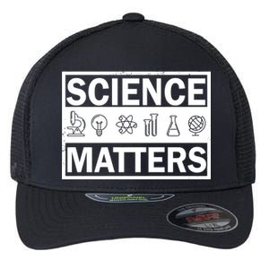 Science Matters Funny Flexfit Unipanel Trucker Cap