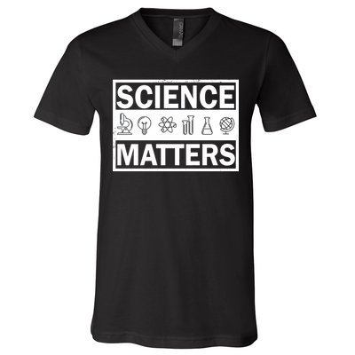 Science Matters Funny V-Neck T-Shirt