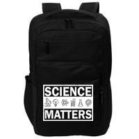 Science Matters Funny Impact Tech Backpack