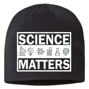 Science Matters Funny Sustainable Beanie