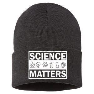 Science Matters Funny Sustainable Knit Beanie