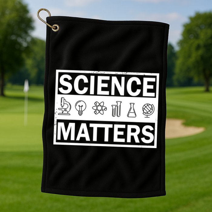 Science Matters Funny Golf Towel