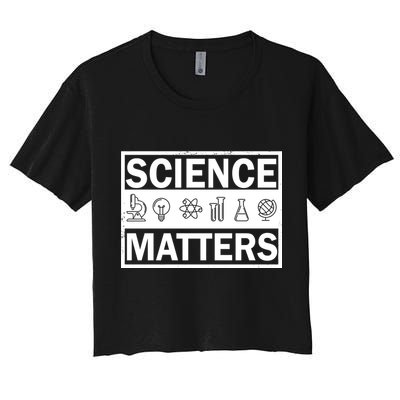 Science Matters Funny Crop Top