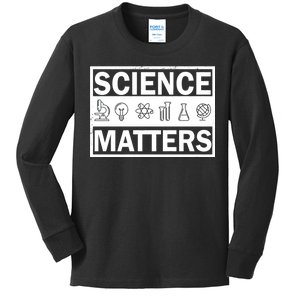 Science Matters Funny Kids Long Sleeve Shirt