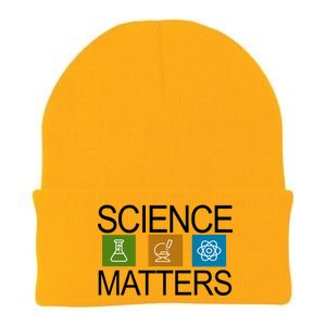 Science Matters Logo Knit Cap Winter Beanie