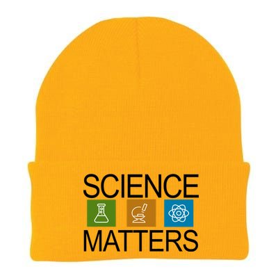 Science Matters Logo Knit Cap Winter Beanie