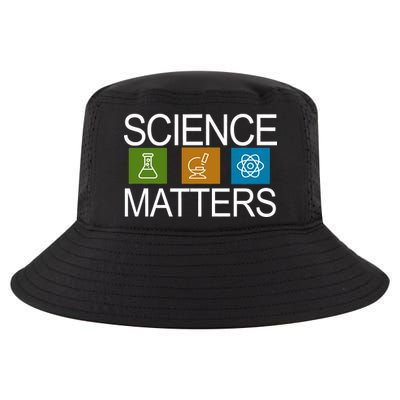 Science Matters Logo Cool Comfort Performance Bucket Hat