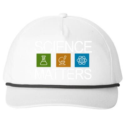 Science Matters Logo Snapback Five-Panel Rope Hat