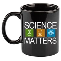 Science Matters Logo 11oz C Handle Ceramic Mug